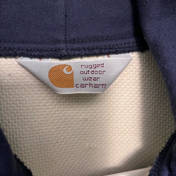 Carhartt Dark Blue Full-Zip Hoodie - Picture 9 of 9